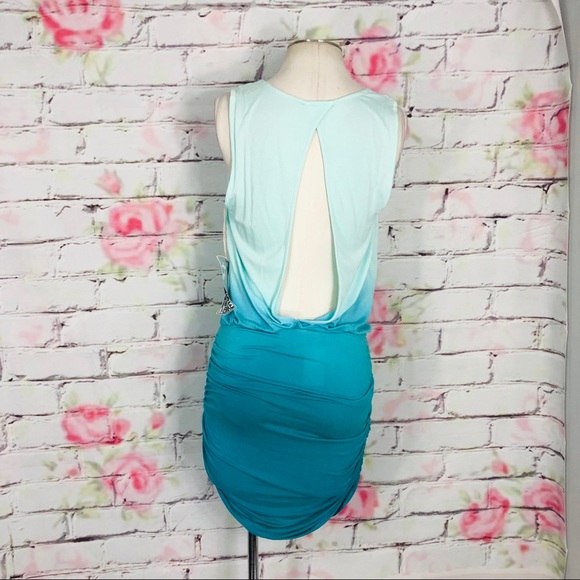 Young fabulous & broke Stacey turquoise ombré dres - Picture 5 of 8